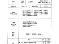 “基于学生发展本位的‘自然生长’课堂教学样态研究”2022~2023学年第一学期研究计划