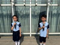 “以梦为马，童心飞扬” ——世茂小学2023～2024学年第二学期第十五周升旗仪式